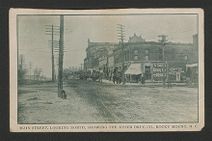 Main Street, looking North, showing the Kyser Drug Co., Rocky Mount, N.C.
